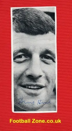 Manchester United David Herd Autograph Picture
