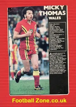 Manchester United Mickey Thomas Signed Picture
