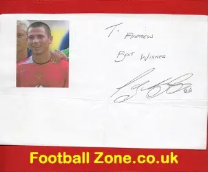 Manchester United Phil Bardsley Signed Picture