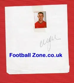 Manchester United Nicky Butt Signed Autographed Picture