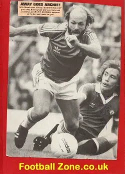 Manchester United Sammy McIlroy Autograph Picture