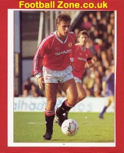 Manchester United Clayton Blackmore Signed Autograph Picture
