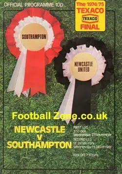 Newcastle United v Southampton 1974 - Texaco Final