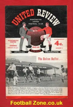 Manchester United v Arsenal 1957 – Plus Tok