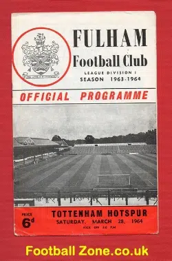 Fulham v Tottenham 1964