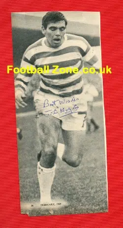 Glasgow Celtic Yogi Hughes Autograph Picture