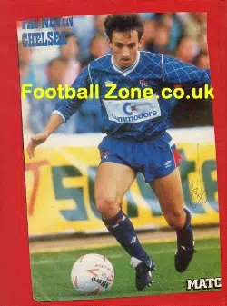 Chelsea Pat Nevin Signed Autographed Picture