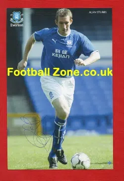 Everton Alan Stubbs Autograph Picture
