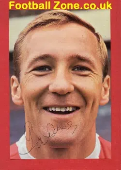 Stoke City Peter Dobing Autographed Picture 1970's