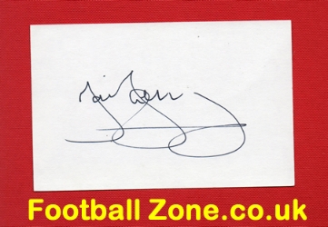 Aston Villa Andy Townsend Autograph Picture postcard