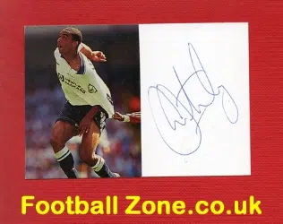 Tottenham Spurs Chris Armstrong Autograph