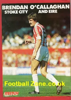 Stoke City Brendan O'Callaghan Signed Picture