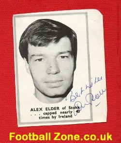 Stoke City Alex Elders Autograph Picture