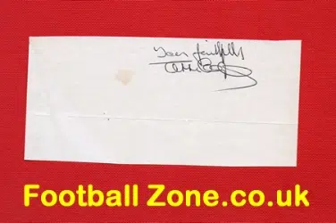 Leeds United Terry Cooper Autograph 1970s