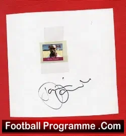 Aston Villa Darius Vassell Autographed Picture