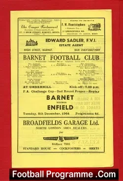 Barnet v Enfield 1964