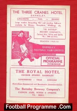 Barnsley v Tranmere Rovers 1960
