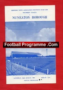 Bedford Town v Nuneaton Borough 1964