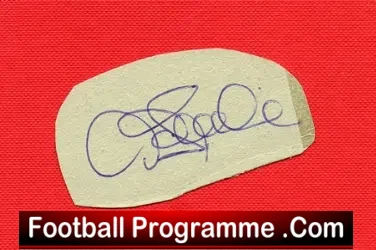 Chelsea David Speedie Autograph Picture - football memorabilia