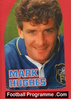 Chelsea Mark Hughes Autograph Picture - football memorabilia