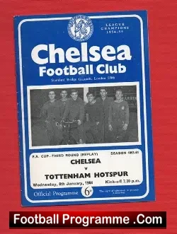 Chelsea v Tottenham 1964 – FA Cup Replay