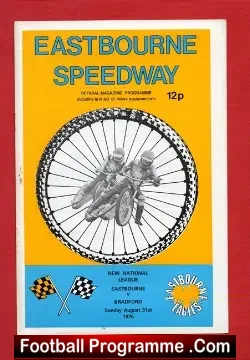 Eastbourne Speedway v Bradford 1975