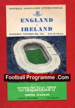 England v Ireland 1963