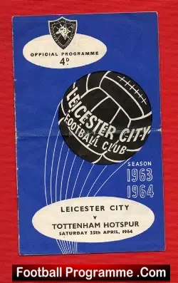 Leicester City v Tottenham 1964