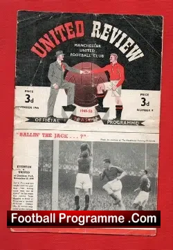 Manchester United v Middlesbrough 1949
