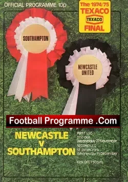 Newcastle United v Southampton 1974 – Texaco Final