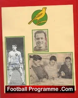 Norwich City Multi Signed Autographs 1950’s