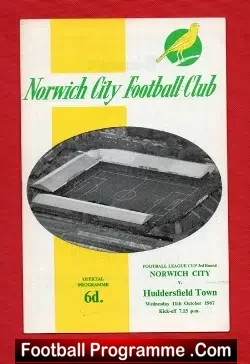 Norwich City v Huddersfield Town 1967
