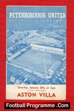 Peterborough United v Aston Villa 1961 – FA Cup