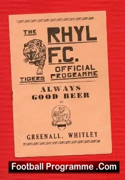 Rhyl v Mossley 1967