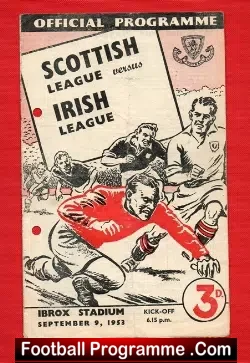 Scotland v Ireland 1953 – Friendly Match at Ibrox – Rangers
