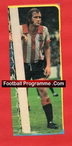 Sheffield United Len Badger - Captain Autograph 1970s - football memorabilia