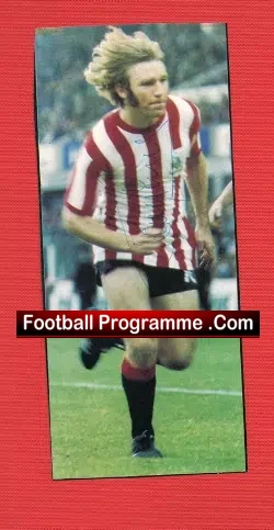 Sheffield United Tony Currie Autograph 1970s - football programme