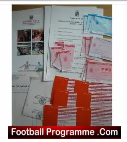 Stoke City Football Memorabilia 1997 - Closing Britania Stadium - football programme