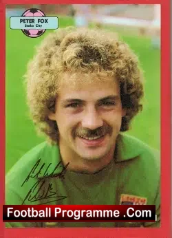 Stoke City Peter Fox Signed Picture - football memorabilia