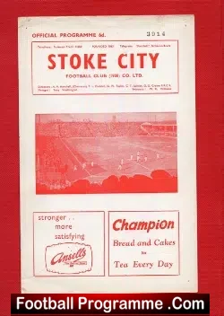 Stoke City v Plymouth Argyle 1962