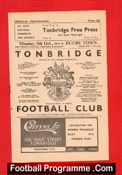 Tonbridge v Barry Town 1964