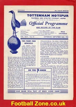Tottenham Hotspur v Manchester United 1953