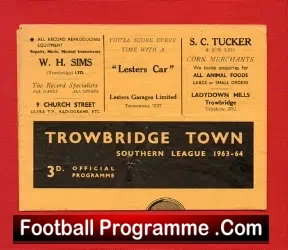 Trowbridge Town v Ramsgate Athletic 1963