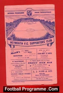 Weymouth v Gravesend Northfleet 1951