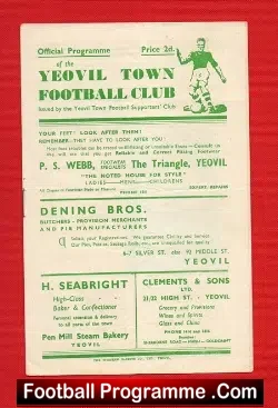 Yeovil Town v Kidderminster Harriers 1948 – 1940s