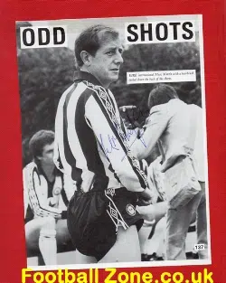 Newcastle United Mick Martin Autograph Picture