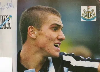 Newcastle United Lee Clark Autograph Picture
