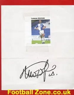 Glasgow Rangers Lorenzo Amoruso Autograph Picture