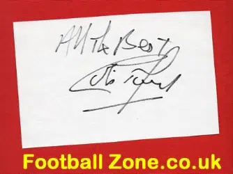 Glasgow Rangers Colin Jackson Autograph