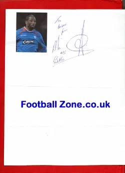 Glasgow Rangers Marvin Andrews Autograph Picture
